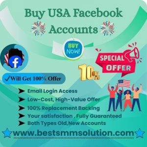 Buy USA Facebook Accounts - 100% Safe & Old & New Account