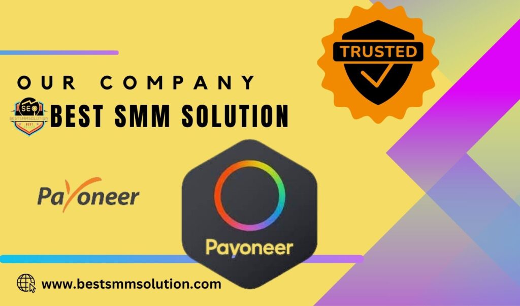 Buy Verified Payoneer Accounts at bestsmmsolution at the best price. Our Payoneer account is verified with email, number SSN, Drivers’ license, Bank and Billing papers