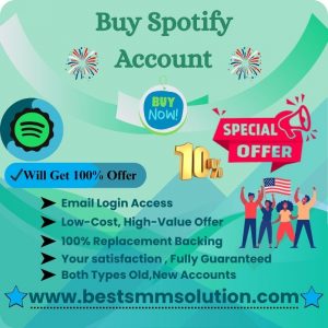 Buy Spotify Accounts - Old, USA, UK, Bulk