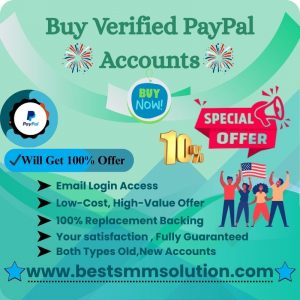 Buy Verified PayPal Accounts- Completely Details Verified